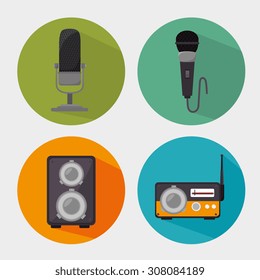 Music design, vector illustration eps 10.