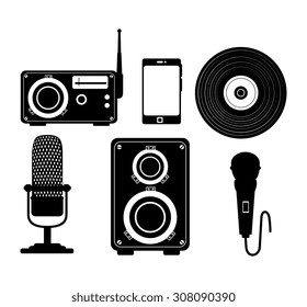 Music design, vector illustration eps 10.