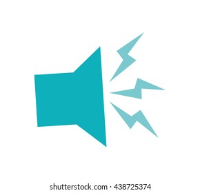Music design. volume icon. isolated image. vector graphic