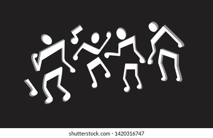 The music is designed to be like the choreography of people.