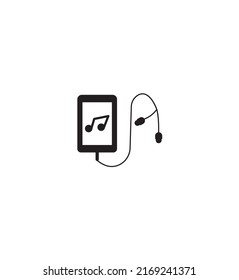 Symbol für Musikgerät, Vektorsymbol für beste Bildqualität.
