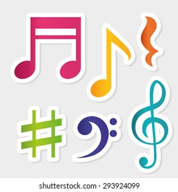 Music digital design, vector illustration eps 10.