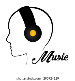 Music digital design, vector illustration eps 10.