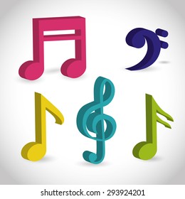 Music digital design, vector illustration eps 10.