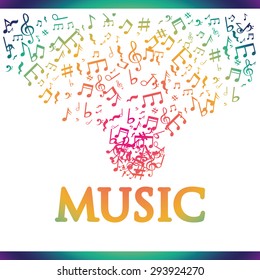 Music digital design, vector illustration eps 10.