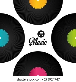 Music digital design, vector illustration eps 10.