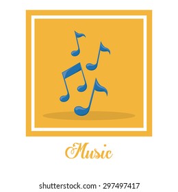 Music digital design, vector illustration eps 10