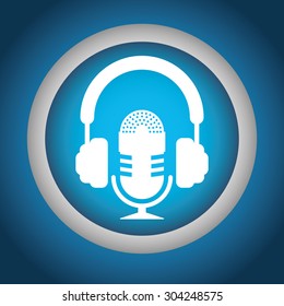 Music digital design, vector illustration 10 eps graphic