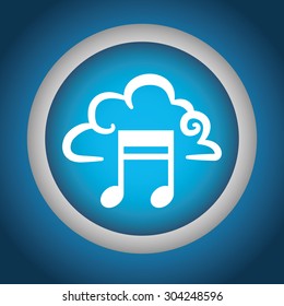 Music digital design, vector illustration 10 eps graphic