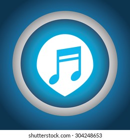 Music digital design, vector illustration 10 eps graphic
