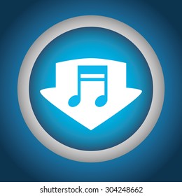 Music digital design, vector illustration 10 eps graphic