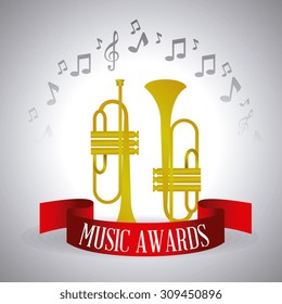Music digital design, vector illustration eps 10.