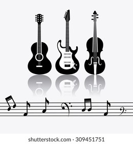 Music digital design, vector illustration eps 10.
