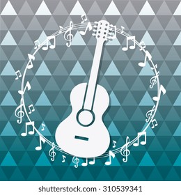 Music digital design, vector illustration eps 10.