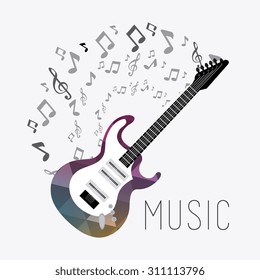 Music digital design, vector illustration eps 10.