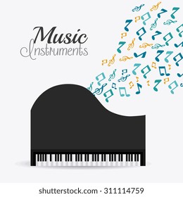 Music digital design, vector illustration eps 10.