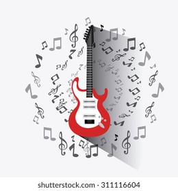 Music digital design, vector illustration eps 10.