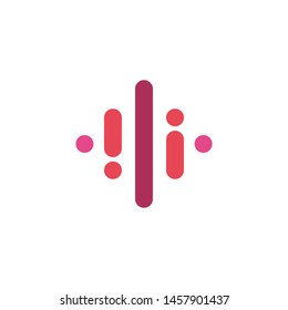Music Digital Technology Audio Sound App Isolated Logo Vector Business Company 