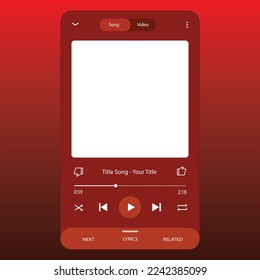 Music Display Theme: Music Platform Sample. Spotify Display template. Joox. Apple. Iphone. Google Music. SoundCloud. YouTube Music. Iphone. Android. UI. UX. User interface user experience.