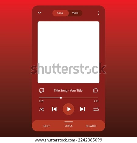 Music Display Theme: Music Platform Sample. Spotify Display template. Joox. Apple. Iphone. Google Music. SoundCloud. YouTube Music. Iphone. Android. UI. UX. User interface user experience.