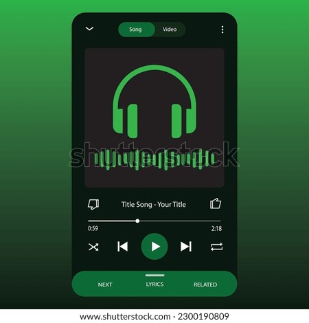 Music Display Theme: Music Platform Sample. Spotify Display template. Joox. Apple. Iphone. Google Music. SoundCloud. YouTube Music. Iphone. Android. UI. UX. User interface user experience.