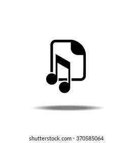 Music Document Single Icon