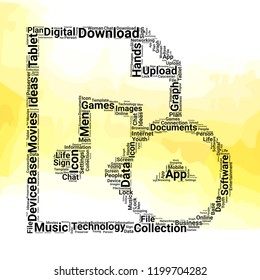 Music document upload icon