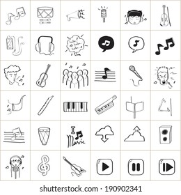 Music Doodle Vector