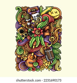 Ilustraciones de diseño de elementos de vectores de audio