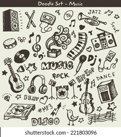 Music Doodles Vector 