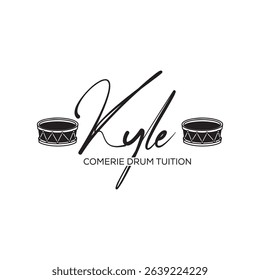 Music drum logo featuring a drum set, drumsticks, or sound wave elements, ideal for bands, music schools, or drumming gear. Bold, rhythmic, and symbolizing energy and passion.

