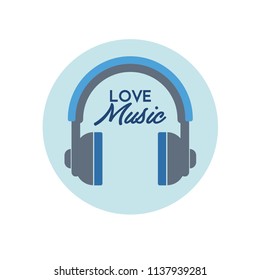 music earphone vector