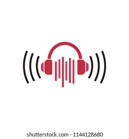 music element logo design