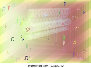 music elements background