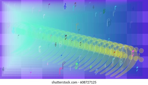 music elements vector