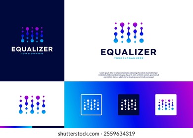 music equalizer control, audio symbol, design vector illustration.