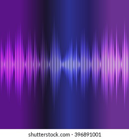 music equalizer in the dark colors