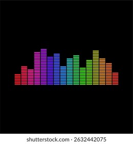 Music equalizer design, suitable for design elements