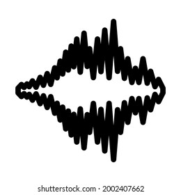 Music Equalizer Icon. Bold outline design with editable stroke width. Vector Illustration.