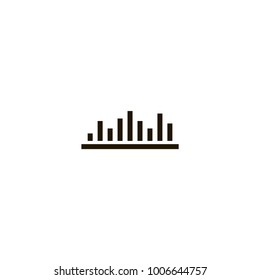 music equalizer icon. sign design