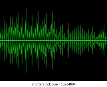 Music equalizer illustration