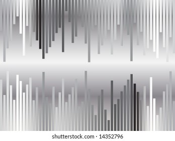 Music equalizer illustration