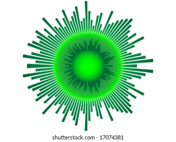 Music equalizer illustration