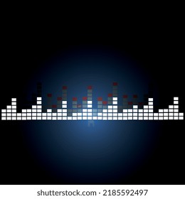 LUCES EQUALIZADORAS DE MÚSICA EN MOVIMIENTO