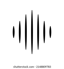 Music equalizer sound icon vector illustration deisgn