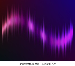 music equalizer - Sound waves abstract - background for different joyful events. Vector illustration eps 10 can be used presentation template, brochure layout page, cover magazine moskup