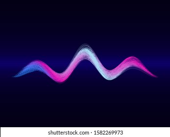 Music equalizer. Vector illustration for poster