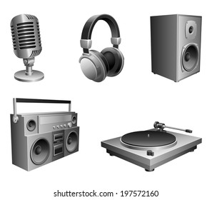 Music equipment.