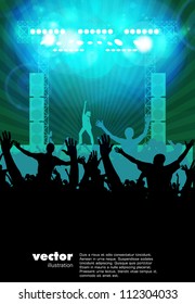 Fondo del evento musical