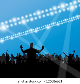 Music event background